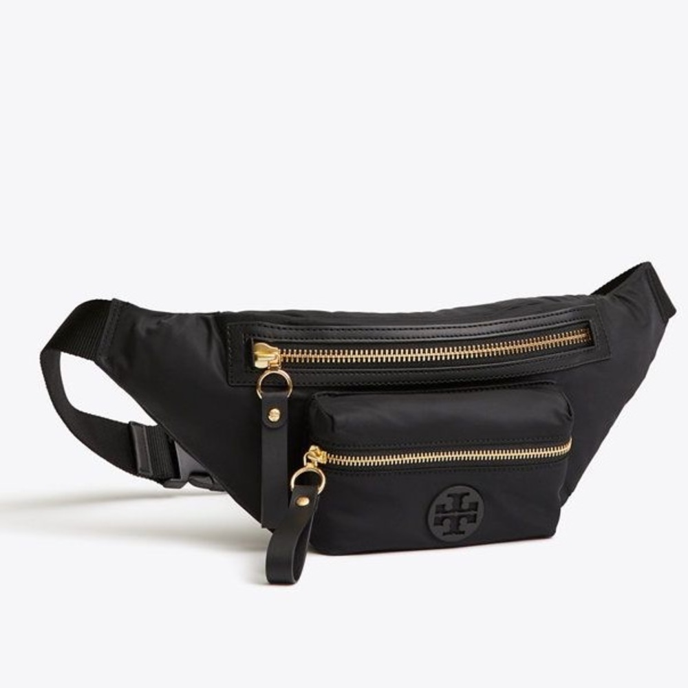 Tory Burch Nylon Belt Bag Fanny Pack Black NWT